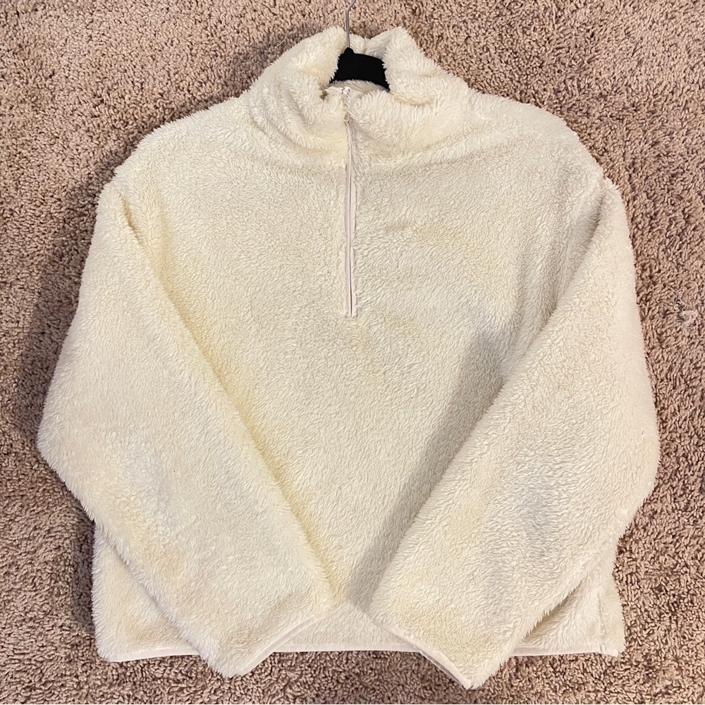 Cozy Cream Fleece Pullover
